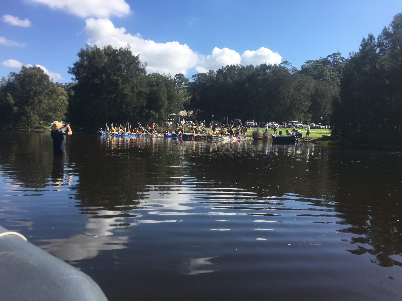 Scouts win at District Raft Race Mar 2017